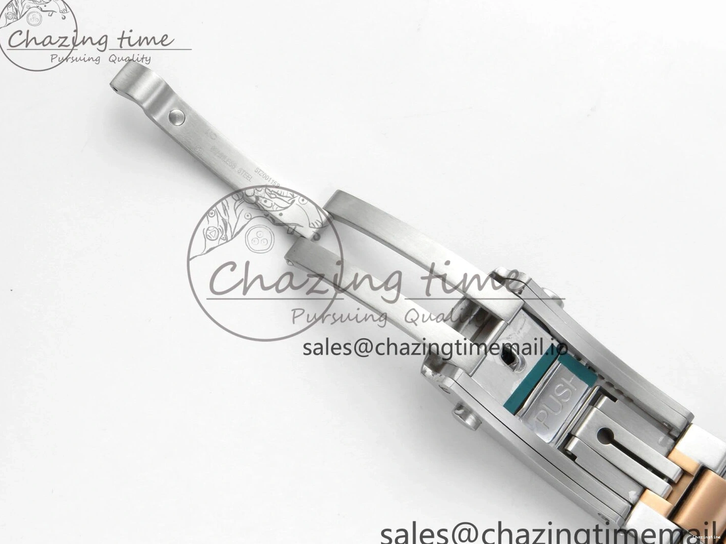 0328 Planet Ocean 600M Chrono SS VRF 1:1 Best Edition Black Bezel Blue Dial on RG SS Bracelet A Affordable 7648